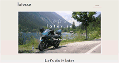 Desktop Screenshot of later.se